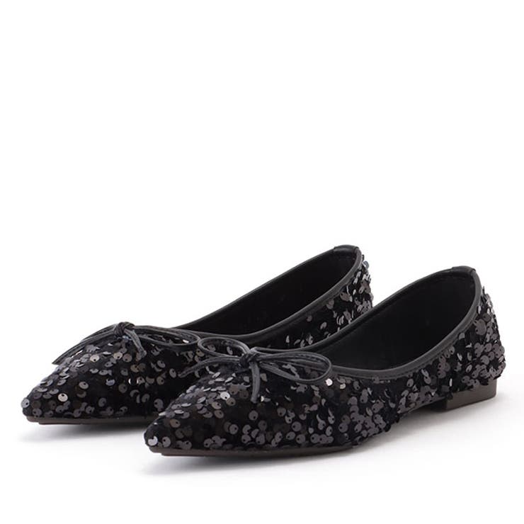 リボン付き シャイニー スパンコール | レースレディース  | 詳細画像1 