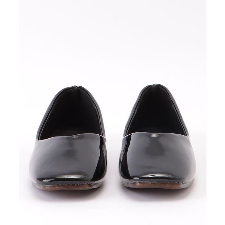 エナメル調 スクエアトゥ フラット | レースレディース  | 詳細画像15 