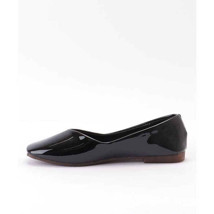 エナメル調 スクエアトゥ フラット | レースレディース  | 詳細画像18 