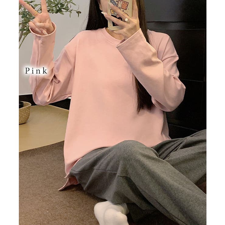 配色 クルーネック オーバーサイズ | レースレディース  | 詳細画像5 