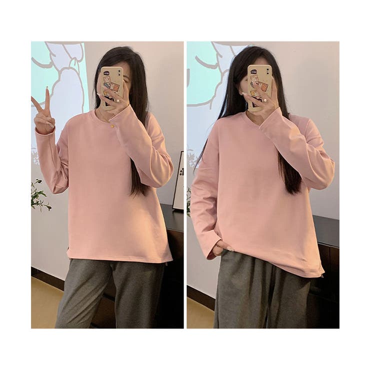 配色 クルーネック オーバーサイズ | レースレディース  | 詳細画像6 