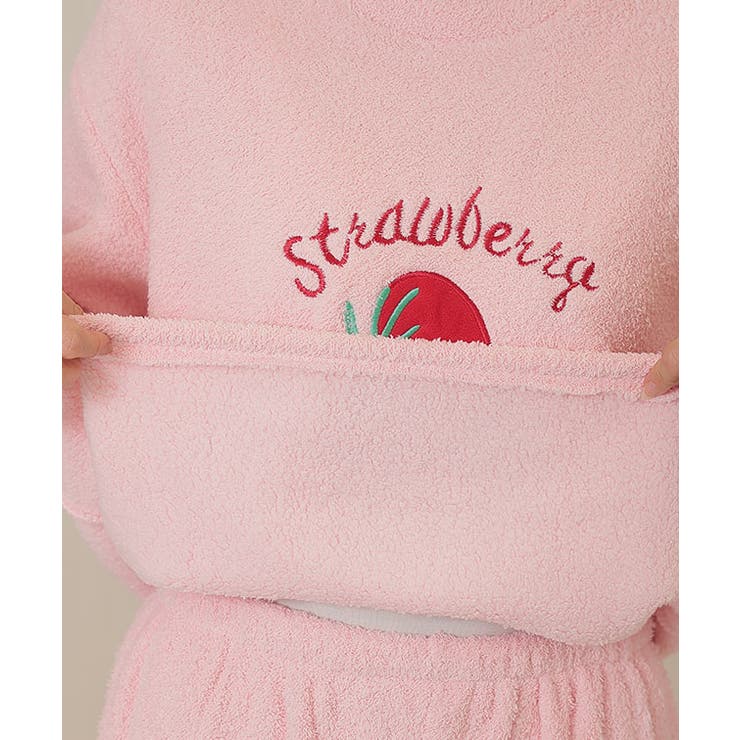 いちご柄 ロゴ クルーネック | レースレディース  | 詳細画像15 