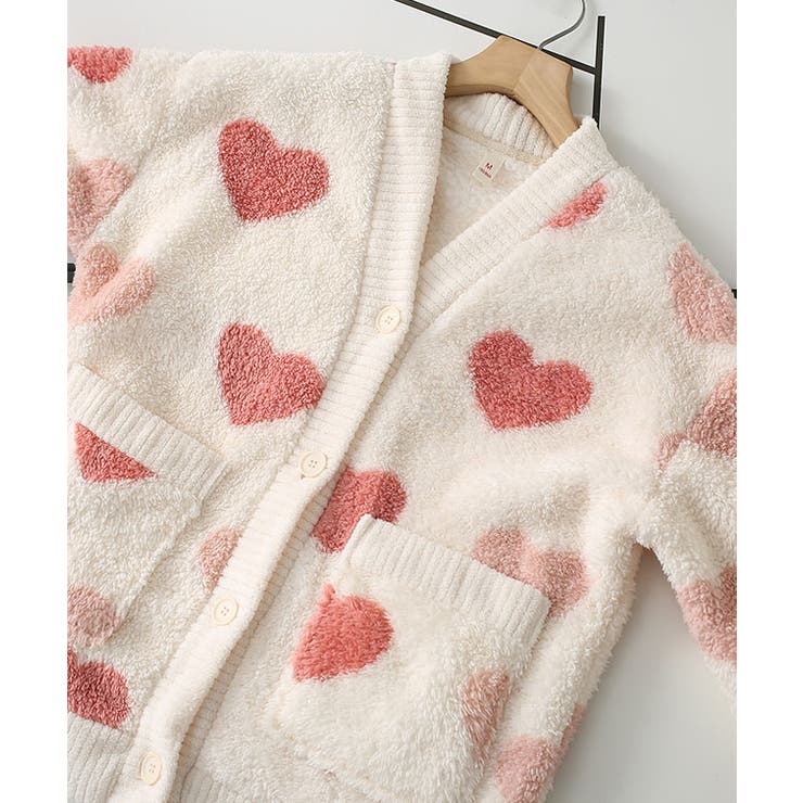 Vネック ハート柄 前開き | レースレディース  | 詳細画像10 