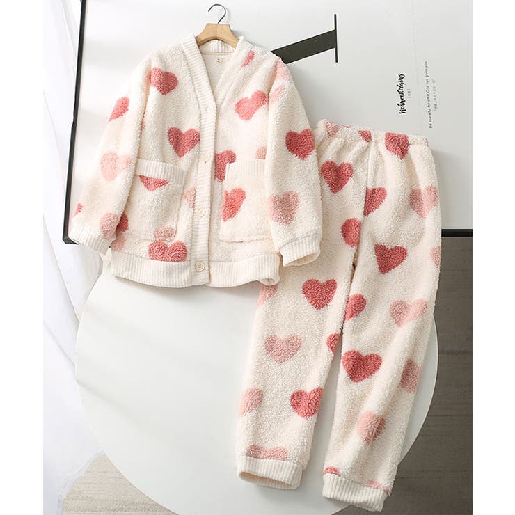 Vネック ハート柄 前開き | レースレディース  | 詳細画像8 