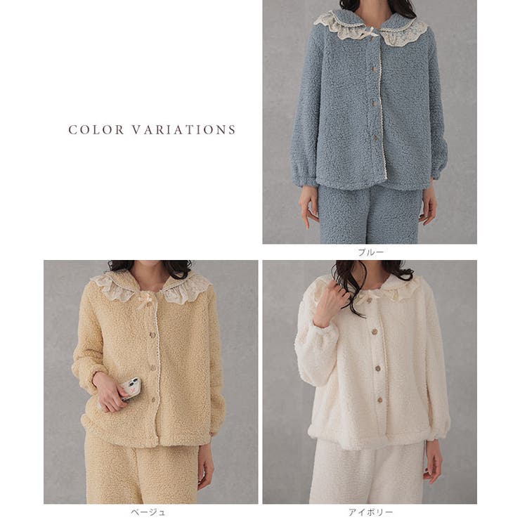 丸襟 レース リボン | レースレディース  | 詳細画像2 