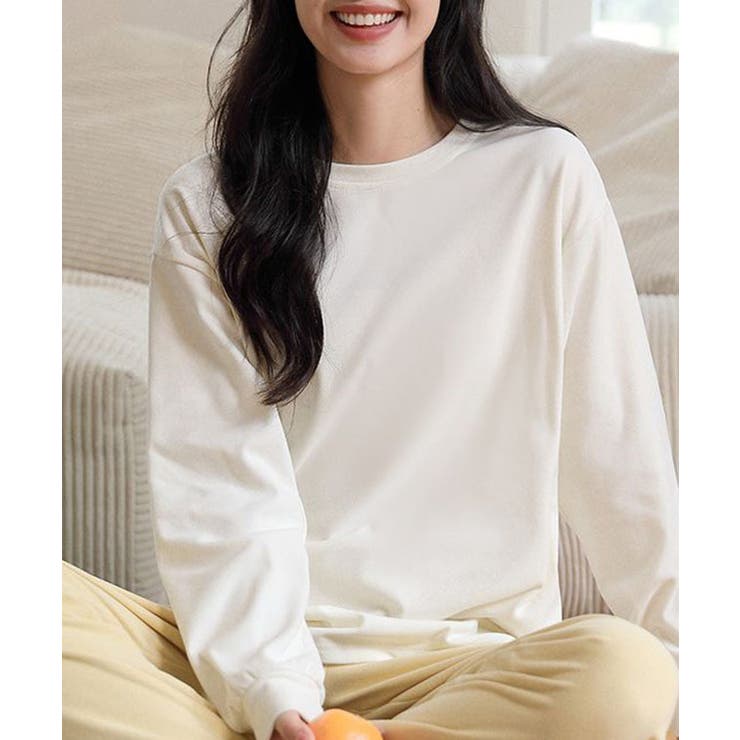 配色 クルーネック 長袖 | レースレディース  | 詳細画像7 