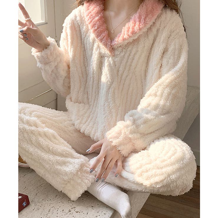 配色 ショールカラー ふわもこ | レースレディース  | 詳細画像11 