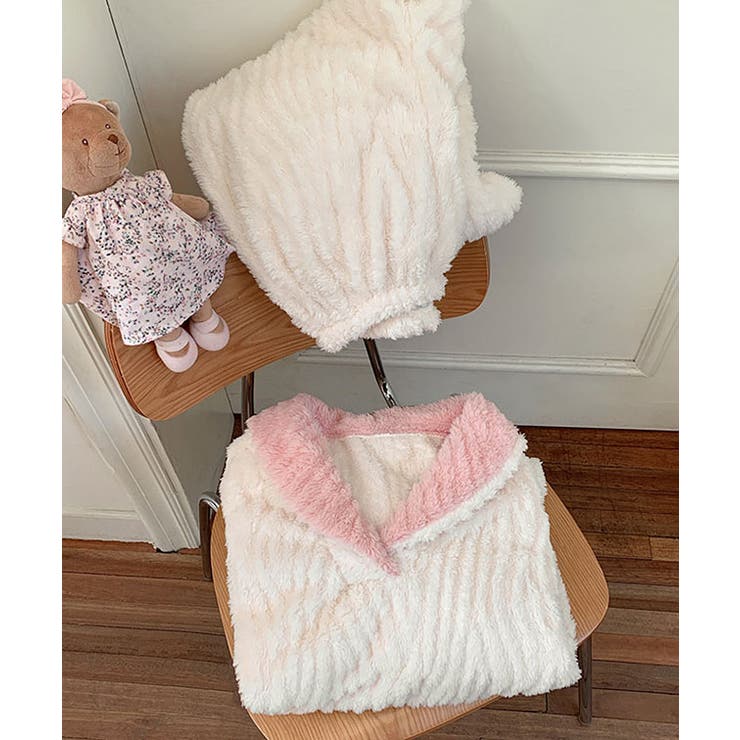 配色 ショールカラー ふわもこ | レースレディース  | 詳細画像13 