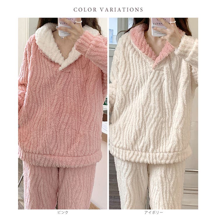 配色 ショールカラー ふわもこ | レースレディース  | 詳細画像2 