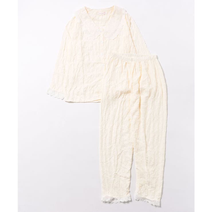 Vネック ビッグカラー フリルレース | レースレディース  | 詳細画像13 