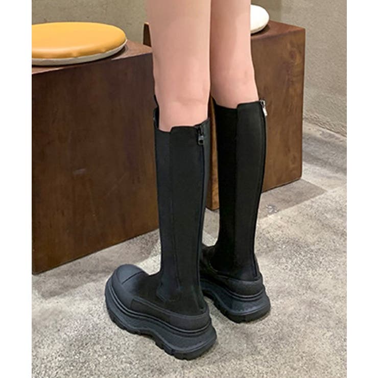 レザー調 サイドゴア スポーティー | レースレディース  | 詳細画像5 