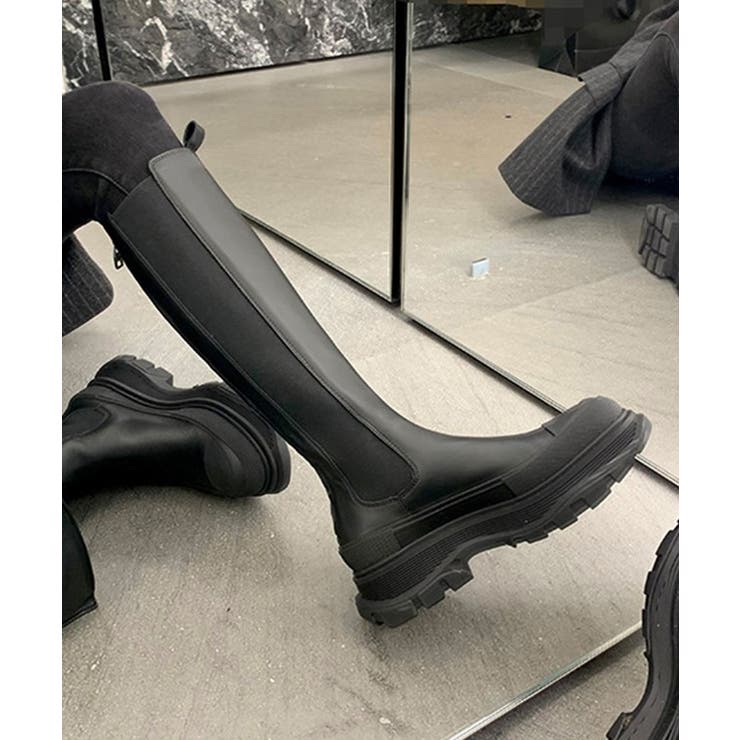 レザー調 サイドゴア スポーティー | レースレディース  | 詳細画像8 