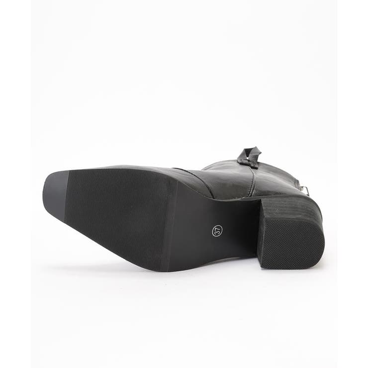 レザー調 スクエアトゥ ウエスタン | レースレディース  | 詳細画像10 