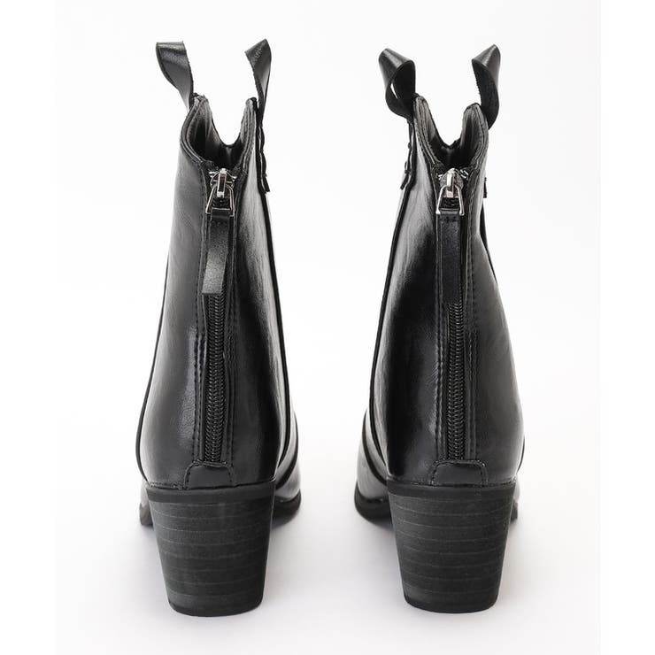 レザー調 スクエアトゥ ウエスタン | レースレディース  | 詳細画像11 