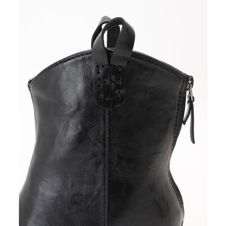 レザー調 スクエアトゥ ウエスタン | レースレディース  | 詳細画像15 