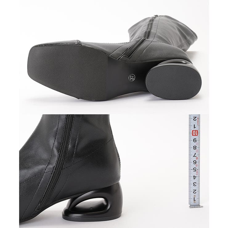 レザー調 デザイン ヒール | レースレディース  | 詳細画像20 