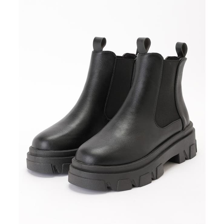 レザー調 トタンクソール サイドゴア | レースレディース  | 詳細画像4 