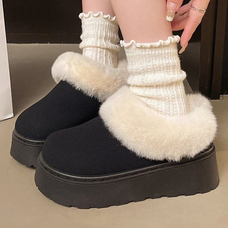 スエード調 ボア 厚底 | レースレディース  | 詳細画像1 