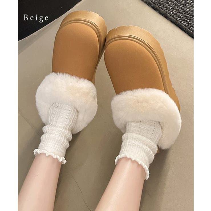 スエード調 ボア 厚底 | レースレディース  | 詳細画像4 