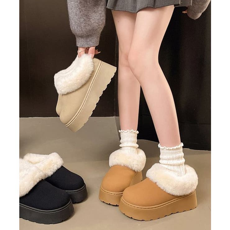 スエード調 ボア 厚底 | レースレディース  | 詳細画像5 