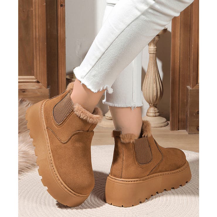 スエード調 ファー サイドゴア | レースレディース  | 詳細画像10 