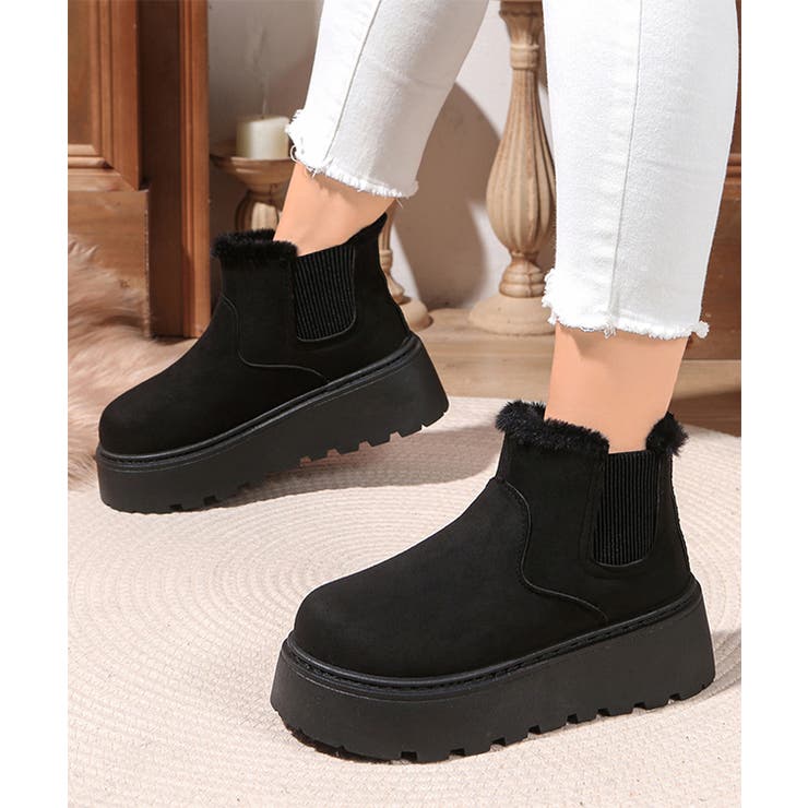 スエード調 ファー サイドゴア | レースレディース  | 詳細画像5 