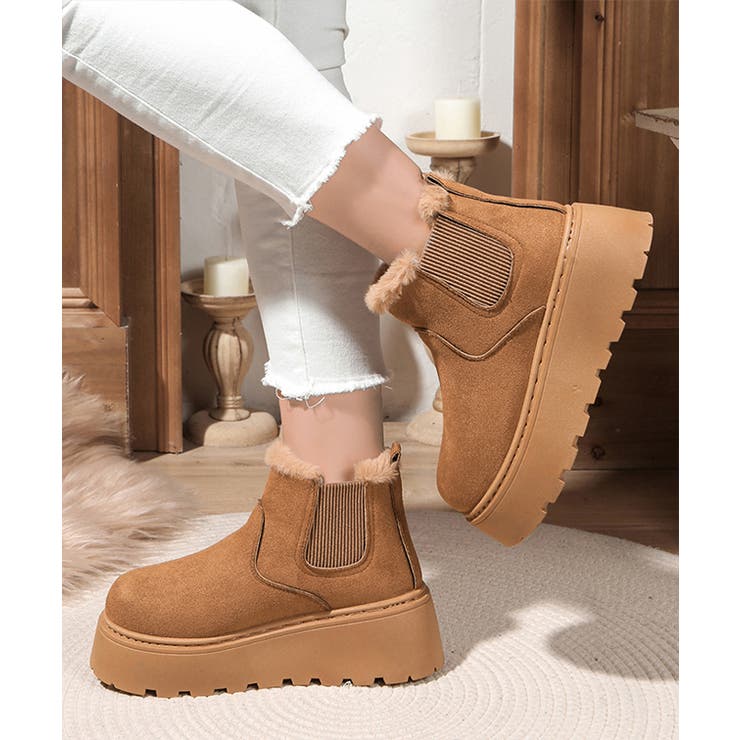 スエード調 ファー サイドゴア | レースレディース  | 詳細画像8 