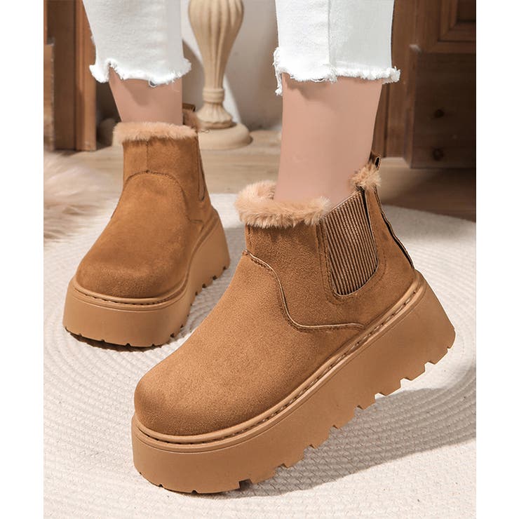 スエード調 ファー サイドゴア | レースレディース  | 詳細画像9 