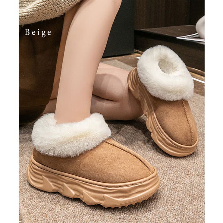 スエード調 ファー デザインソール | レースレディース  | 詳細画像5 