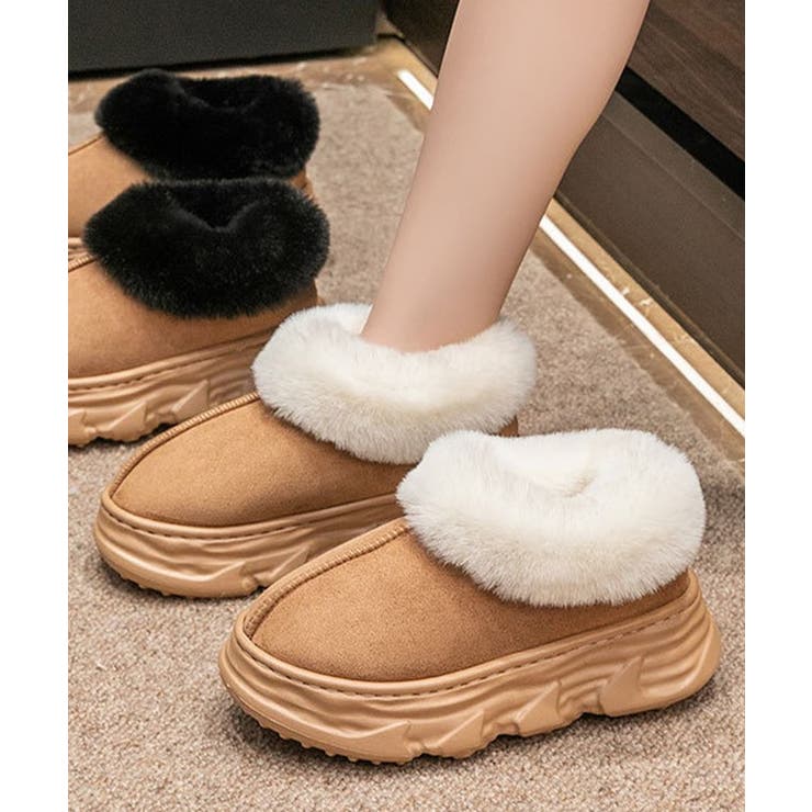 スエード調 ファー デザインソール | レースレディース  | 詳細画像7 