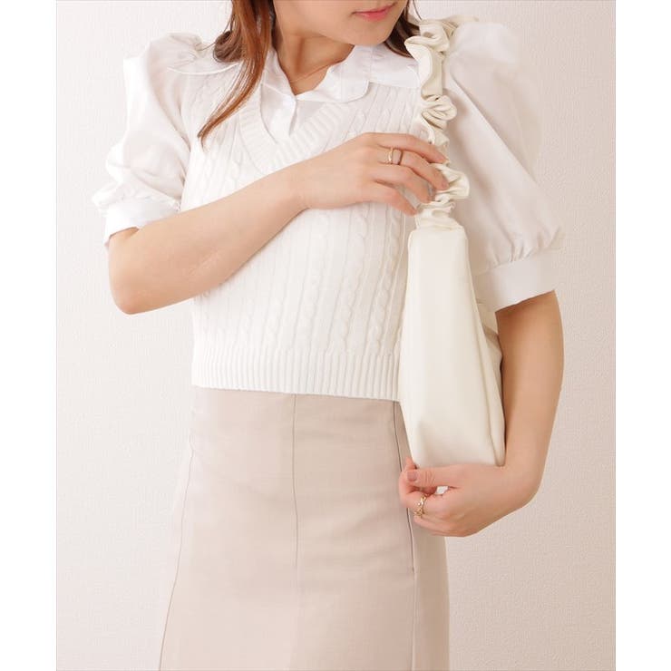 フェイクレザー シュシュ ハンドル | レースレディース  | 詳細画像15 