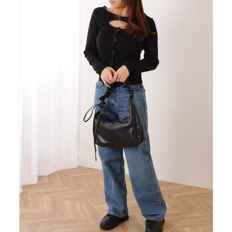 フェイクレザー シュシュ ハンドル | レースレディース  | 詳細画像5 