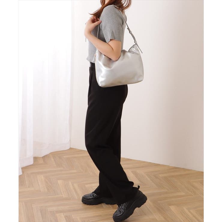 2WAY フェイクレザー ワンハンドル | レースレディース  | 詳細画像12 