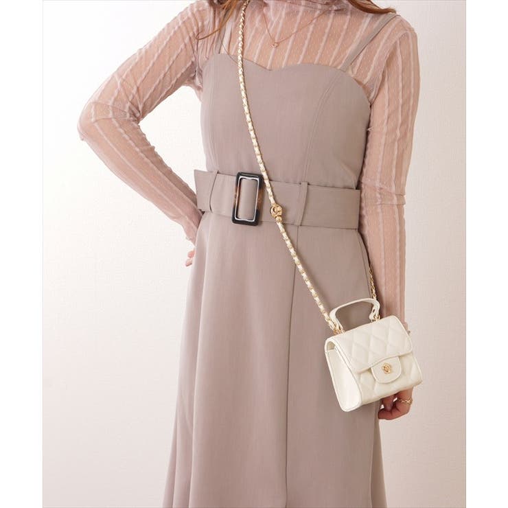 フラワーモチーフ付き 2WAY キルティング | レースレディース  | 詳細画像14 