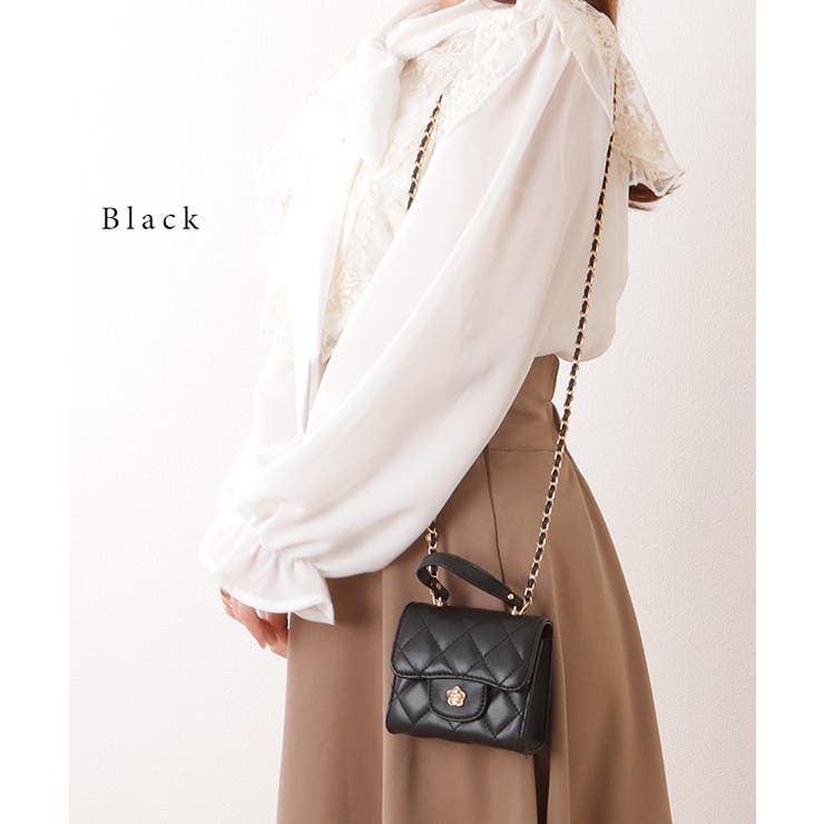 フラワーモチーフ付き 2WAY キルティング | レースレディース  | 詳細画像3 