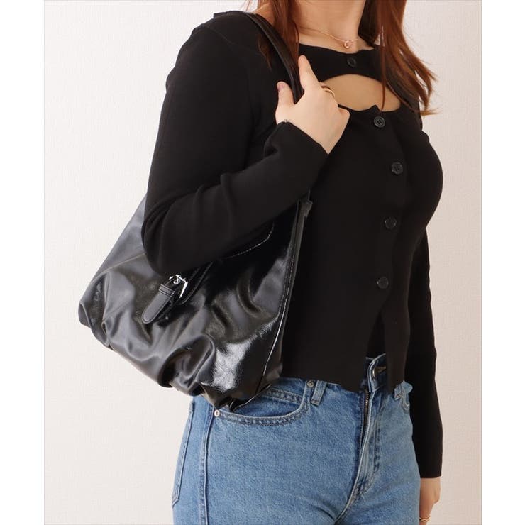 フェイクレザー ベルト付き ワンハンドル | レースレディース  | 詳細画像4 