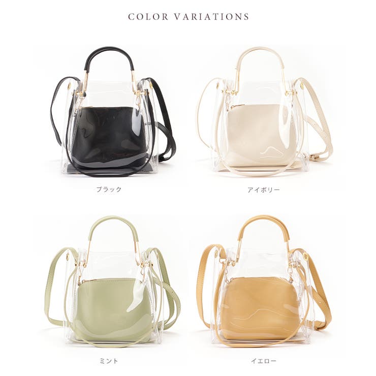 2WAY レザー調 スクエア | レースレディース  | 詳細画像2 