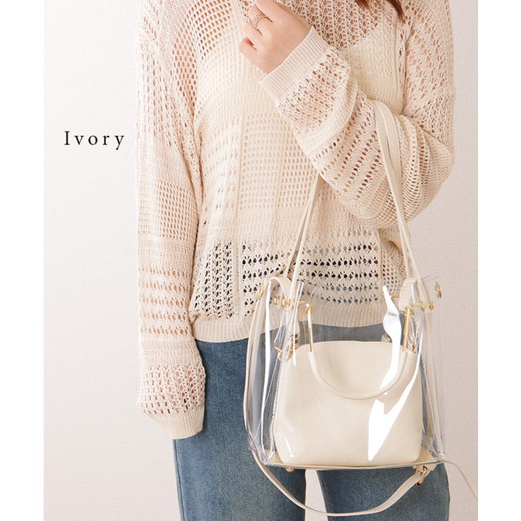 2WAY レザー調 スクエア | レースレディース  | 詳細画像7 