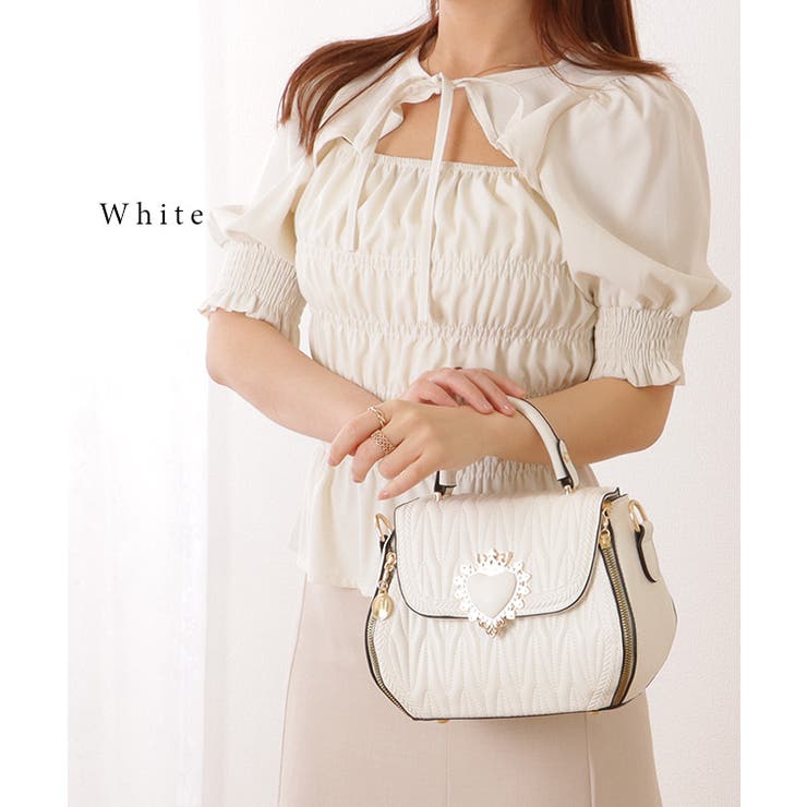 ハートバックル付き キルティング 2WAY | レースレディース  | 詳細画像13 