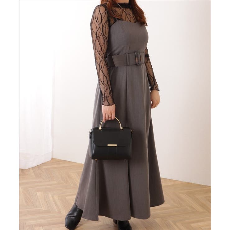 フェイクレザー 2WAY メタリックバー付き | レースレディース  | 詳細画像5 