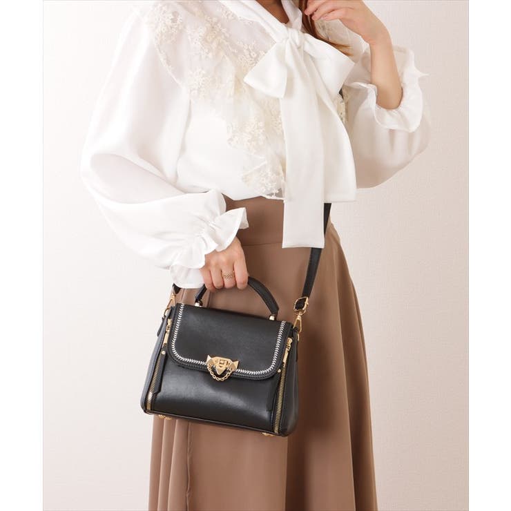 フェイクレザー 2WAY スクエア | レースレディース  | 詳細画像8 