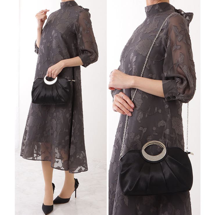 ビジュー付き メタリック ハンドル | レースレディース  | 詳細画像6 