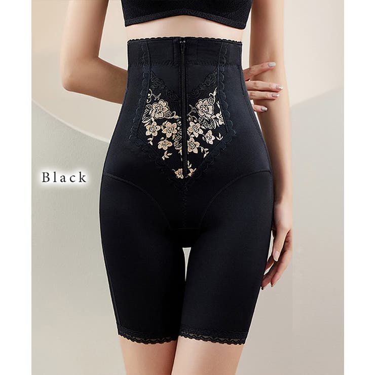 フロントジップ 花柄レース ハイウエスト | レースレディース  | 詳細画像7 