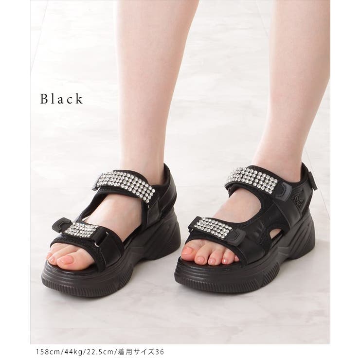 ビジュー付き メッシュ ドッキング | レースレディース  | 詳細画像3 