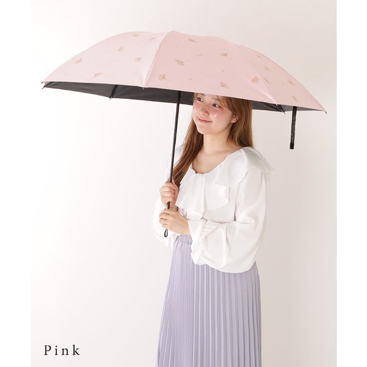 【雨晴兼用】イチョウ柄 ビッグ パラソル | レースレディース  | 詳細画像12 