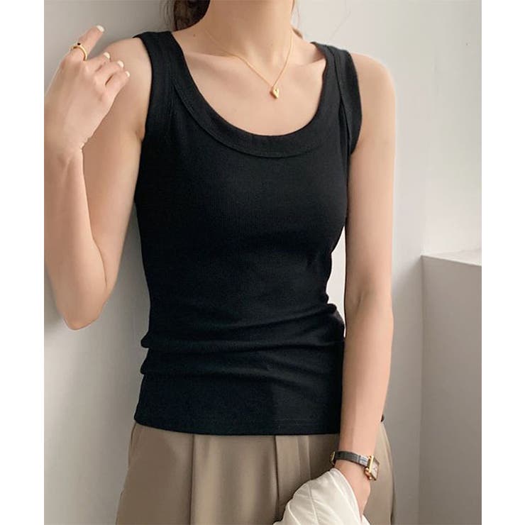 ソリッドカラー カップ付き リブ | レースレディース  | 詳細画像17 