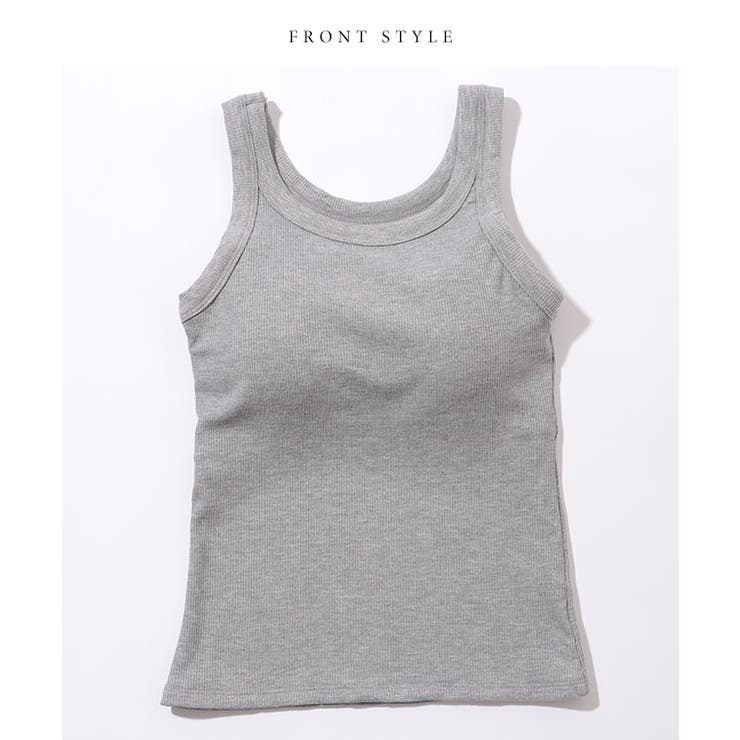 ソリッドカラー カップ付き リブ | レースレディース  | 詳細画像18 