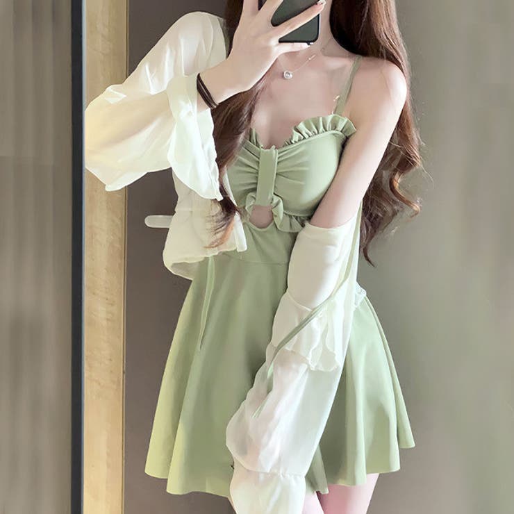 シアー ボレロ付き ワンピース[品番：LCLW0006026]｜レースレディース  （レースレディース）のレディースファッション通販｜SHOPLIST（ショップリスト）