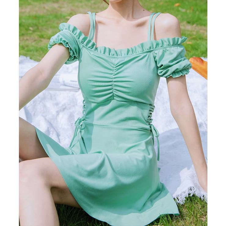 サイド レースアップ ギャザー | レースレディース  | 詳細画像4 