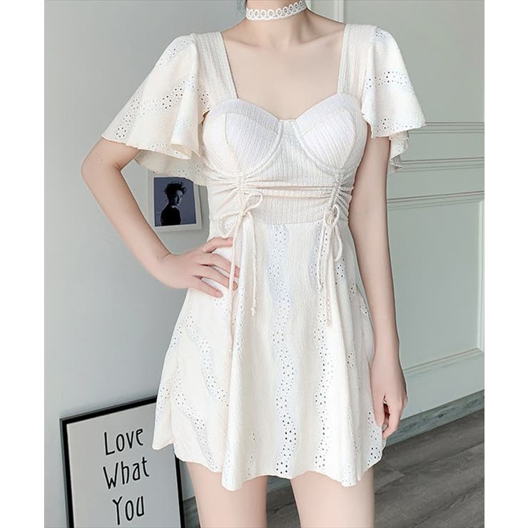 カットレース フレアスリーブ ドロスト | レースレディース  | 詳細画像11 